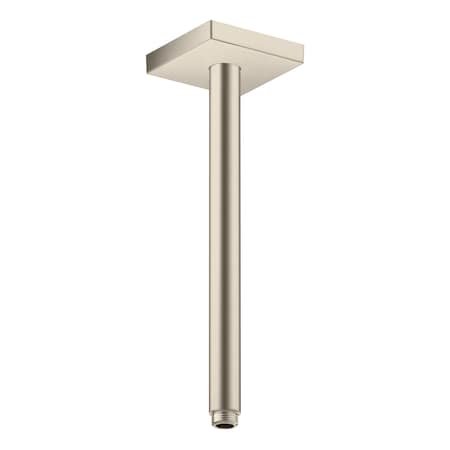 Axor ShowerSolutions Extension Pipe for Ceiling Mount Square, 12" in Brushed Nickel 26438821