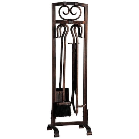 Simple Spaces Simple Spaces CPO90501AC3L Fireplace Tool Set, Antique Bronze, 5-Piece CPO90501AC3L