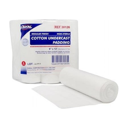 Dukal 6 in. x 4 yards Cotton Undercast Padding, Regular 30126