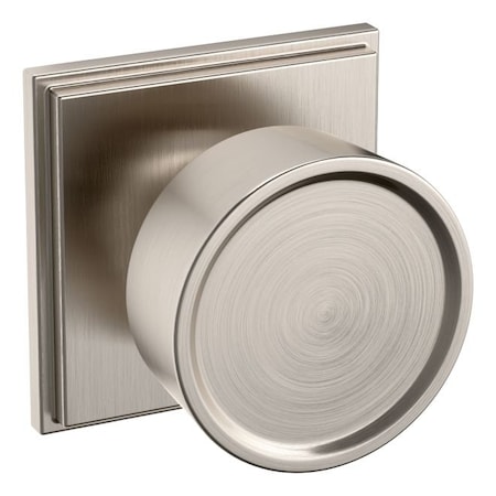 Baldwin Baldwin Preconfigured K008 Hollywood Hills Knob with R050 Rose Half Dummy Lock Lifetime Satin K008056IDM