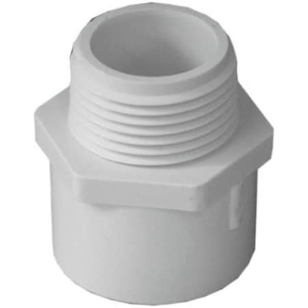 Charlotte Pipe And Foundry PVC 021090800HA 3/4 IN MALE ADAPTR SCH40 S X MI PVC 02109 0800HA
