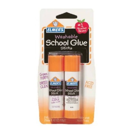 Elmers Glue Stick, Stick, 6 PK E522
