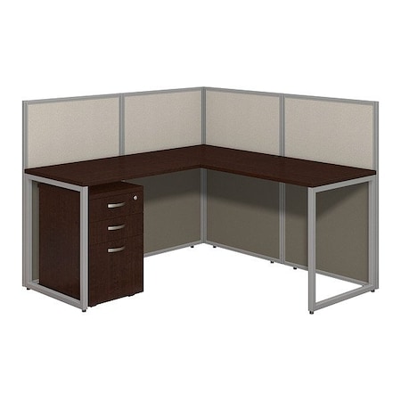 Bush Business Furniture Modular Cubicle Workstation, 60 in D X 45 in H, 60 in W X EOD360SMR-03K