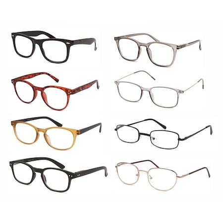 Diamond Visions Assorted Color Frame Assorted Strength Unisex Reading Glasses Nov-54