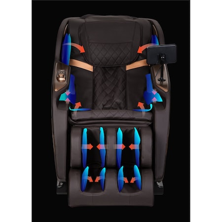 Osaki Titan Zero Gravity Heated Massage Chair with Full Body Air Compression and Lumbar Heat TI-H7