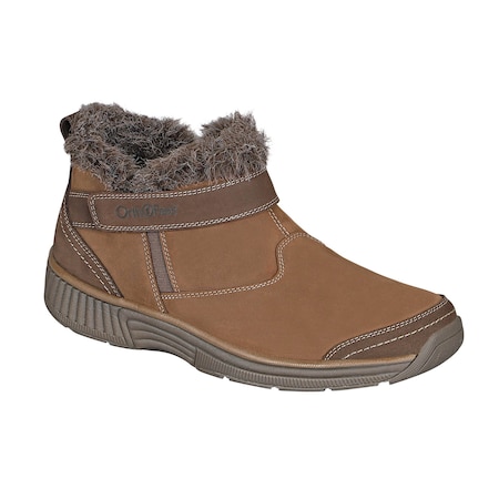 Orthofeet Siena Womens Boot, Brown, Size 5 792