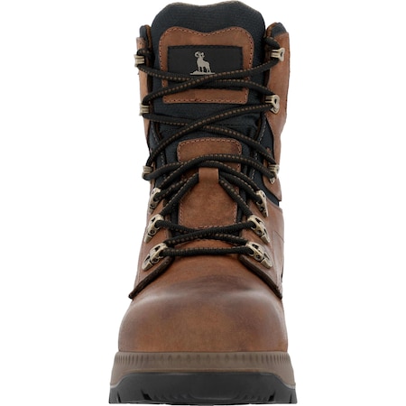 Rocky Worksmart, Men's 8 in Composite Toe Work Boot, Crazy Horse, 12, M, RKK0459 RKK0459