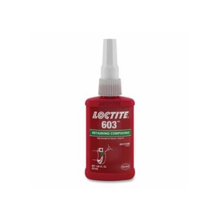 Loctite 603, Retaining Compound, 10 mL, Squirt Bottle, Green, 10PK 442-231097