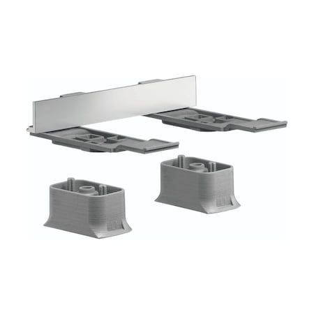 Axor Universal SoftSquare Adapter Set in Chrome 42870000