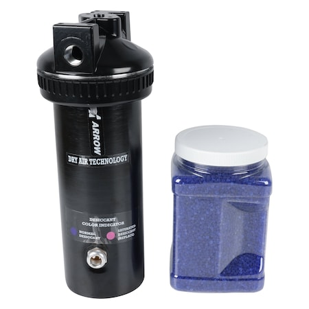 Zoro Select Desiccant Dryer 1/2 In Exterior Capacity D10-04XL