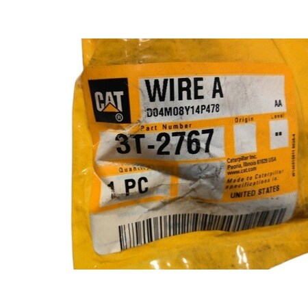 Caterpillar WIRE A, CATERPILLAR OEM 3T2767 3T2767