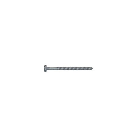 Lag Screw 1/4" X 2" L Hex Hot Dipped Galvanized Steel Hot Dipped Galvanized, 100PK