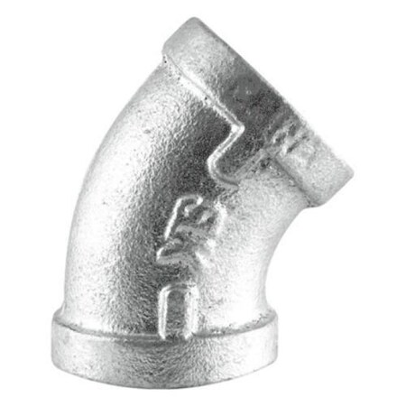 Coda Resources Dba Stz Ind 510-203HP ELBOW 45DEG G 1/2IN GALVANIZED 501800