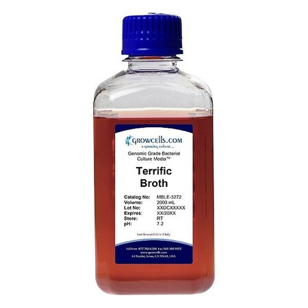 Growcells Terrific Broth, 6 x 2L MBLE-3272-6