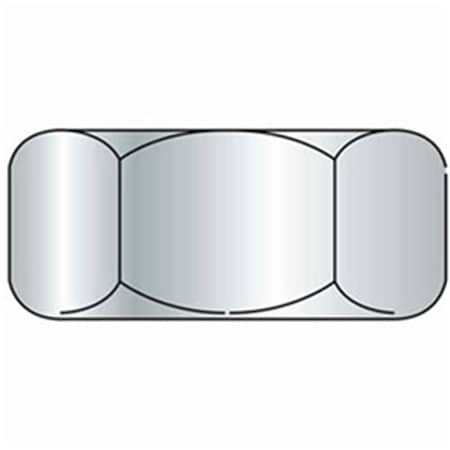 Brighton-Best Finished Hex Nut - 0.38-16 in. - Medium Carbon Steel - Zinc CR Plus 3 - UNC - Grade 5, 100PK B2101042