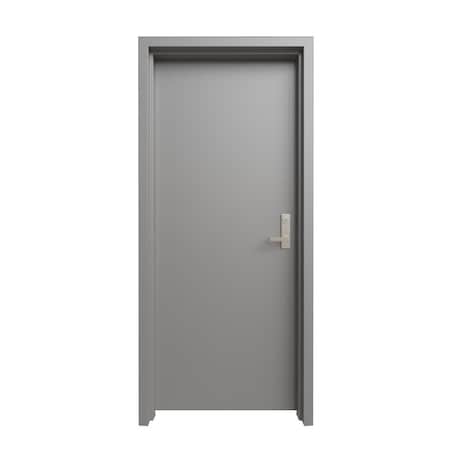 Fortis Doors Door Kit, Right-Handed, 84 in H, 36 in W, Galvanized Steel KIT18GHKDST3684MRH