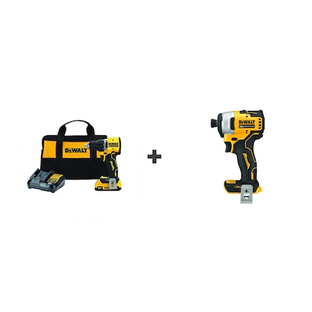 Dewalt Cordless Drill & Bonus 20V Impact Driver DCD794D1/DCF809B
