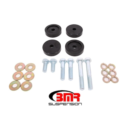 Bmr Suspension Differential Lockout Bushing Kit for 2015-2017 S550 Mustang, Black BK054