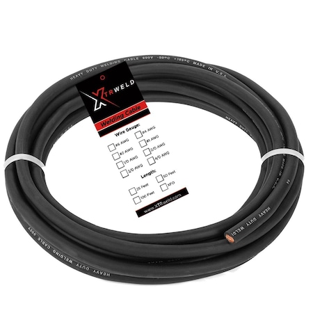 Xtrweld Select XTRweld Cable Select, 600V, 1/0 AWG, 50ft  CL WCS1/0B-50CL