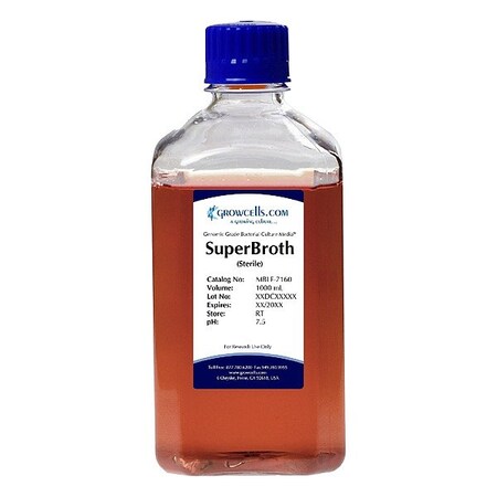 Growcells SuperBroth Media , 12 x 1L MBLE-7160-12