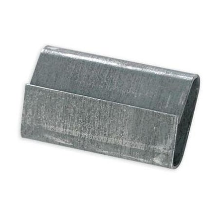 Partners Brand Steel Strapping Seals, Closed/Thread On Regular Duty, 3/4", Silver, PK5000 SS34SEAL