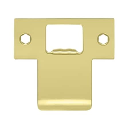 Dendesigns 2.75 x 2.5 in. Extended T-Strike, Bright Brass, Solid Brass DE2500222