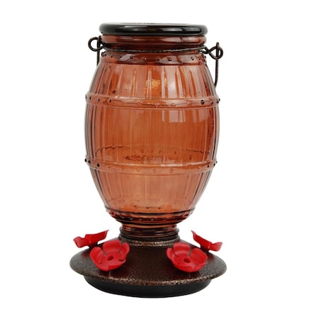 Perky-Pet Hummingbird 36 oz Glass/Plastic Prohibition Nectar Bird Feeder 5 ports 9106-2