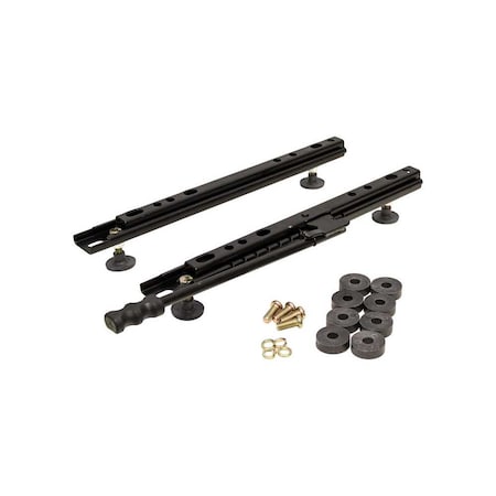 Uni Pro Slide Rail Kit, Fits 440 or 441 Seat, Adjustable, Black Powder Coat 8453