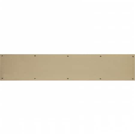 Brass Accents 6 in. x 28 in. Kick Plate Antique Brass Screw Mount A09-P0628-609
