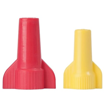 Gardner Bender WingGard UltraWire Connector, 22 to 6 AWG Wire, Thermoplastic Housing Material, RedYellow 16-8486M