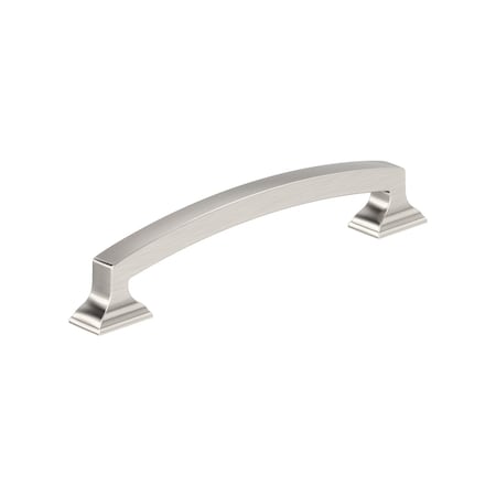 Amerock Incisive 5-1/16 inch (128mm) Center-to-Center Satin Nickel Cabinet Pull, 25PK 25VMP37122G10
