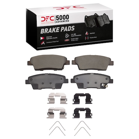 Dfc 5000 Advanced Disc Brake Pad Set,  1551-2100-01