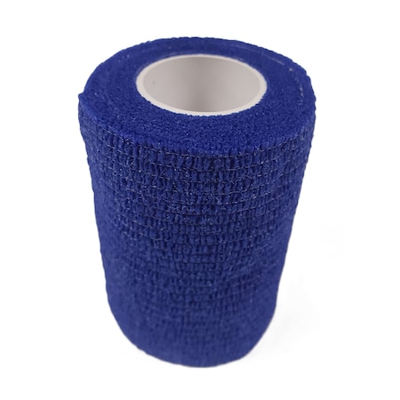 First Voice Self-Adhesive Bandage, 3" x 5yds (10-Pack), Dark Blue TS-3183-10DB