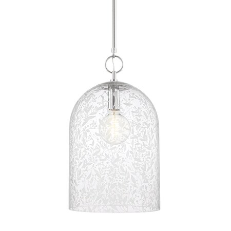 Hudson Valley Lighting Belleville 1 Light Pendant 14 In. Polished Nickel 7514-PN