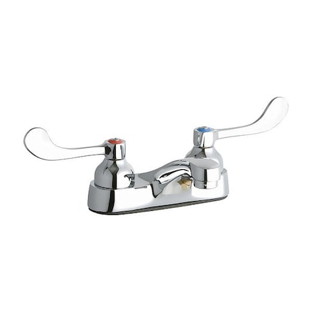 Elkay Handle-Operated Faucet, Manual, Arc LK402T4