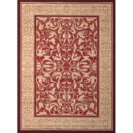 United Weavers 7 ft. 10 in. x 10 ft. 6 in. Dallas Baroness Oversize Rug, Red 851 10630 912