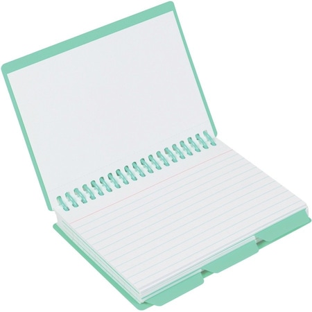 C-Line Products Spiral Bound Index Card Notebook with Tabs, Assorted Colors 48750