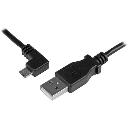 Startech.Com Cable Micro USB Left Angle 24AWG - 0.5m USBAUB50CMLA