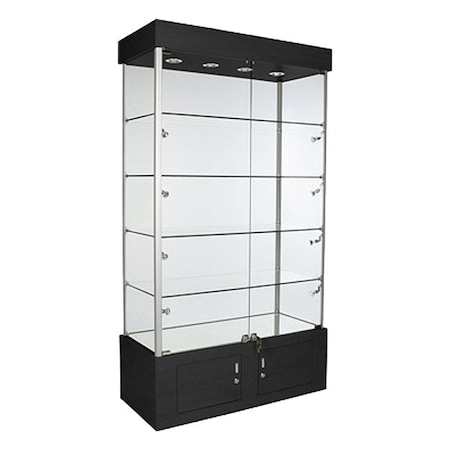 Specialty Store Services Display Case, 73 in H, 40 in W 20069BK
