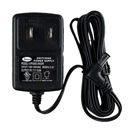 Tree 9V 400mAH L Shape Power Supply AC Adapter with ETL Certified Regulated 9 Volt Replacement Adapter 9v 400mAh L Adapter