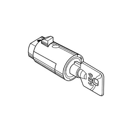 Compx Security Products Pop Out T Handle Cylinder YPT1010-KA79