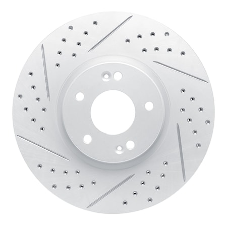 Dynamic Friction Co DFC Geoperformance Rotor - Drilled and Slotted 830-03047L