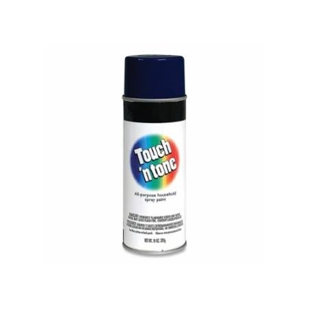 Rust-Oleum Touch 'n Tone Spray Paint, 10 oz, Gloss Dark Blue, 6PK 647-55290830