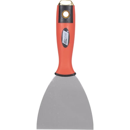 Wal-Board Tools Hammer-End Drywall Knife, Joint Knife, Metal Blade, Soft Grip, 4 inch Knife 022-034