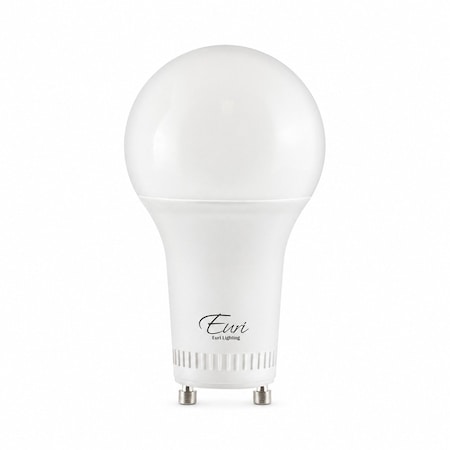Euri Lighting A19 LED Bulb, 9W, 810 lm, 60W Eq., 4000K, GU24, CEC/JA8/Title 24, UL EA19-9W5040CG