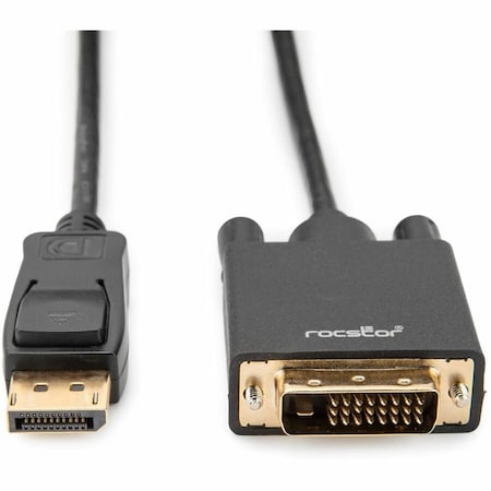 Rocstor CBL 6 FT DISPLAYPORT TO DVI-D Y10C150-B1