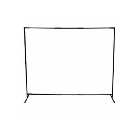 Best Welds Curtain Frame, 6 ft X 6 ft Expandable to 6 ft X 8 ft, Steel, Black 902-CURTAIN-FRAME