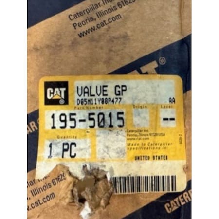 Caterpillar VALVE GP, CATERPILLAR OEM 1955015 1955015