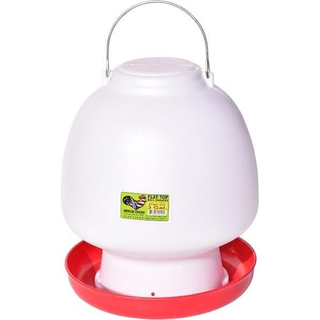 Tuff Stuff Prods FLAT TOP BALL DRINKER 3.1 GAL FTBD31G