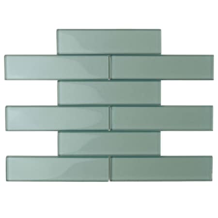 Apollo Tile Ocean Blue 11.8 in x 11.8 in Glass Glossy Floor and Wall Mosaic Tile 4.83 sqft/case, 5PK APLC8807A
